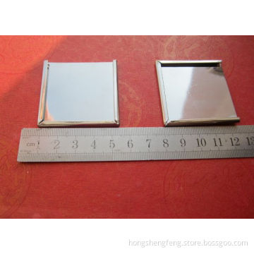 Custom Made Chrome Shiny Color Metal Label Holder
